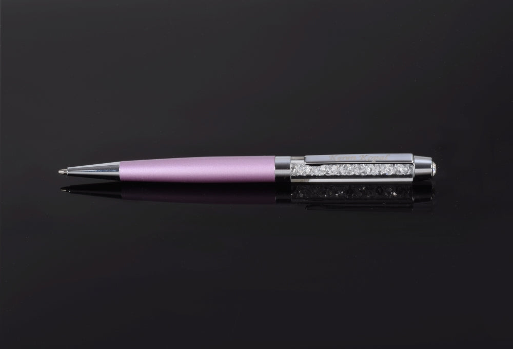 Keren Kopal Purple Pen with Swarovski Crystals