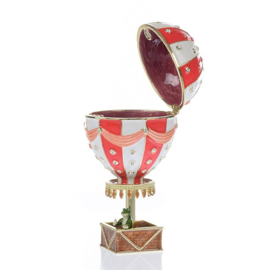 Keren Kopal Red Hot air balloon with frog Limited edition 1-250