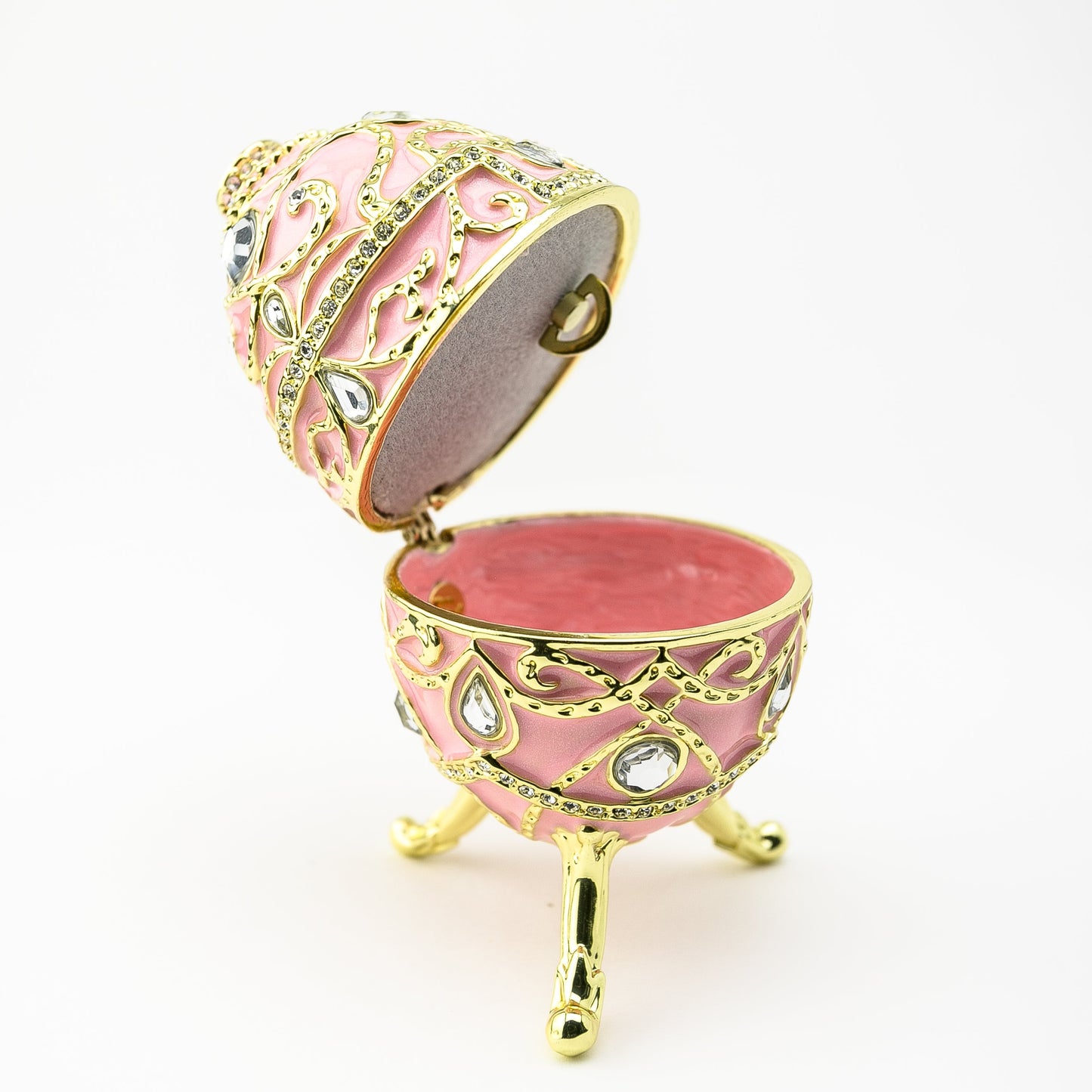Keren Kopal Pink Music Playing Russian Egg