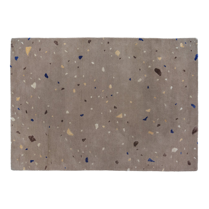 Broste Copenhagen | חום TERAZZO שטיח צמר