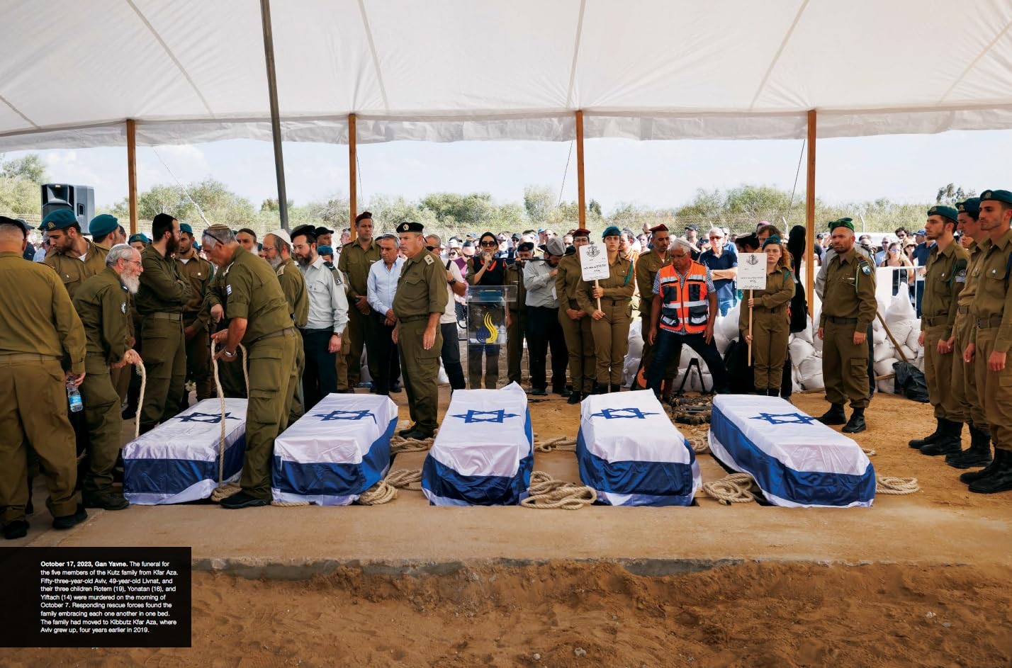 The October 7 War Photography book by Photo journalist Ziv Koren.