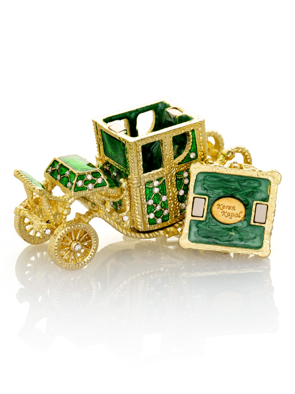 Keren Kopal Gold & Green Carriage