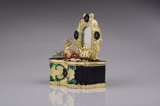 Keren Kopal Black Vanity Table