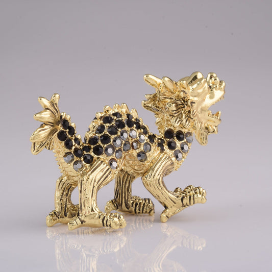 Keren Kopal Golden Dragon with Black Crystals