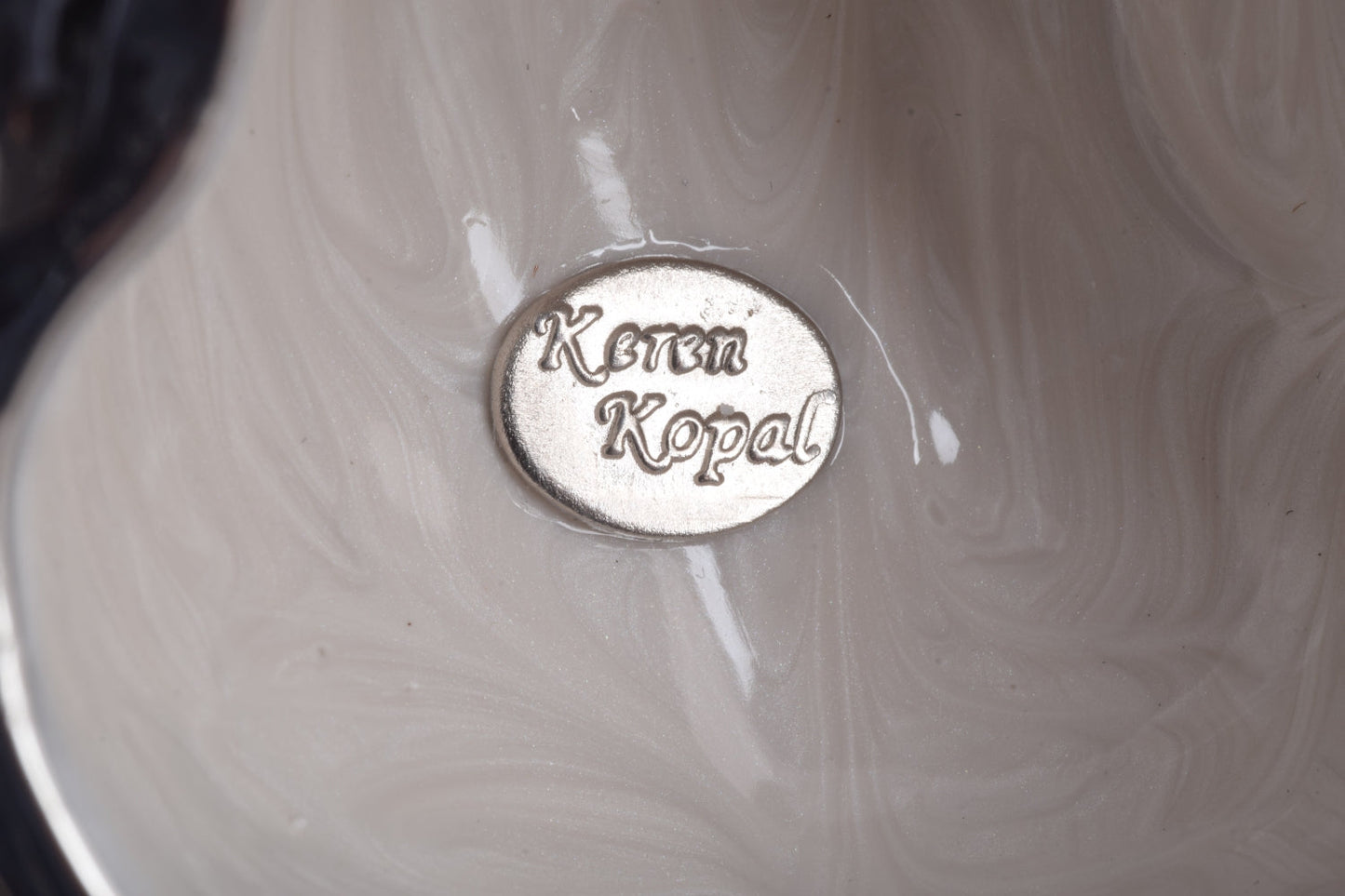 Keren Kopal Silver Decorated Skull