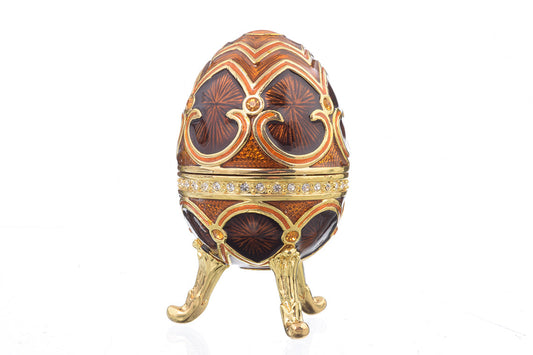 Keren Kopal Brown Faberge Egg