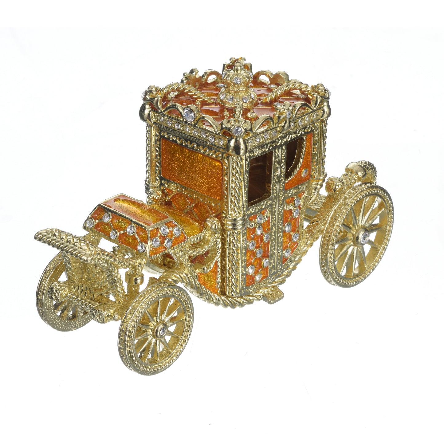 Keren Kopal Golden Carriage Trinket Box