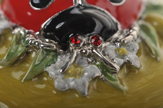 Keren Kopal Green Box with Red Ladybug
