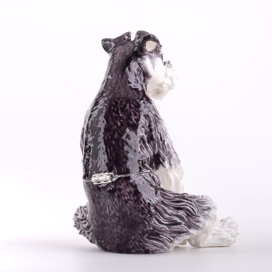 Keren Kopal Large white & Black Dog Limited Edition 1 of 250