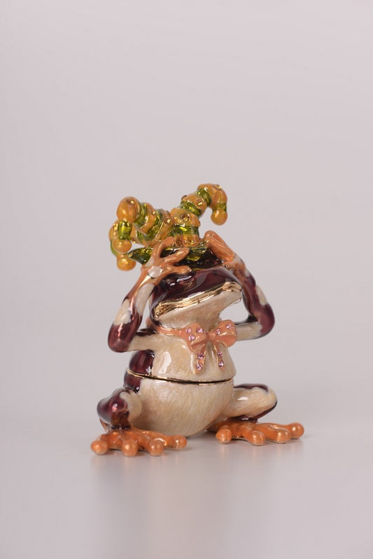 Keren Kopal Maroon See No Evil Frog