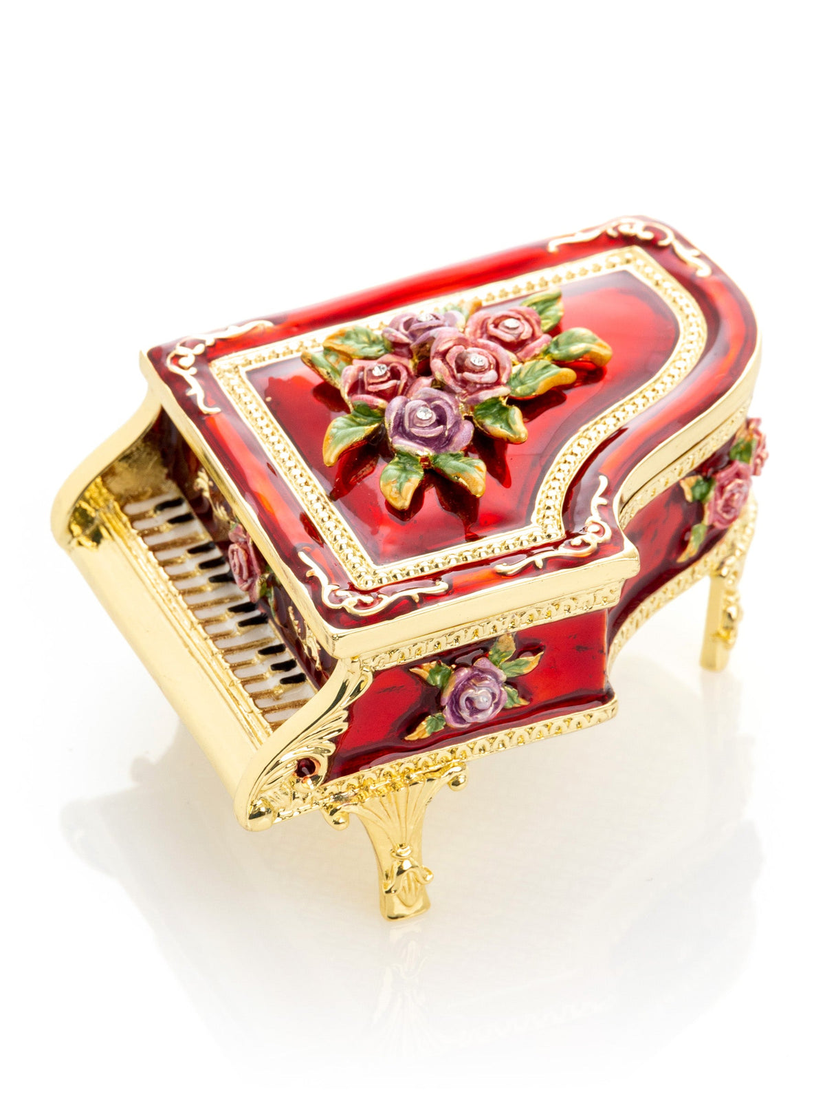 Keren Kopal Red Piano with Flowers