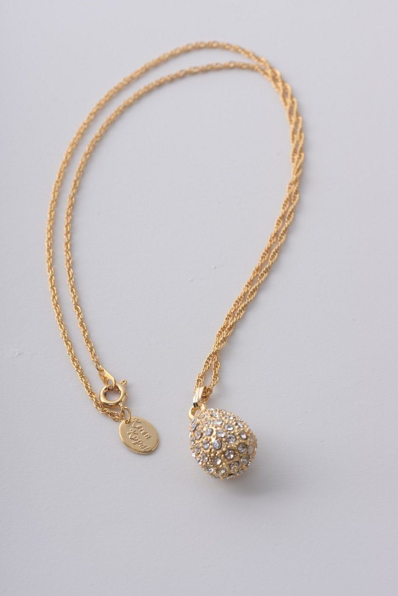 Keren Kopal Gold Plated Egg Pendant