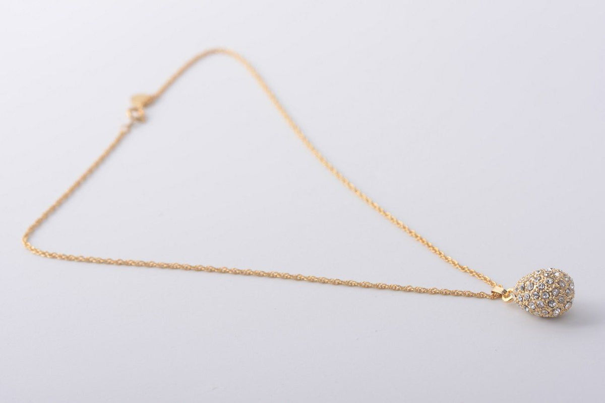 Keren Kopal Gold Plated Egg Pendant