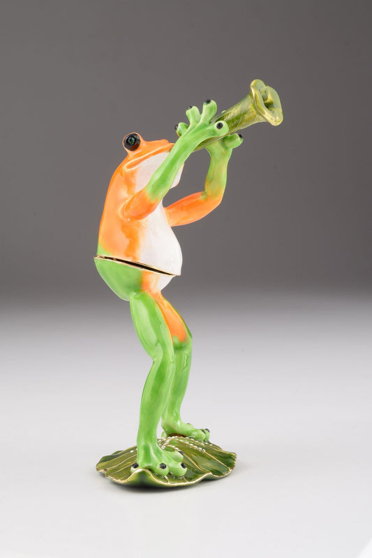 Keren Kopal Trumpet Playing Frog