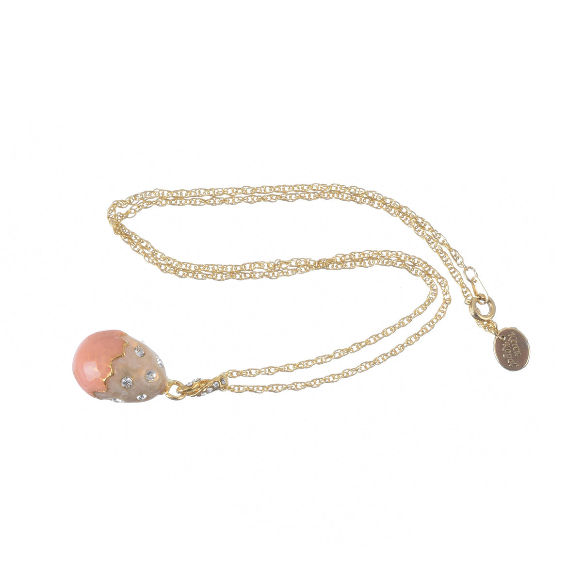 Keren Kopal Pink Egg Pendant Necklace