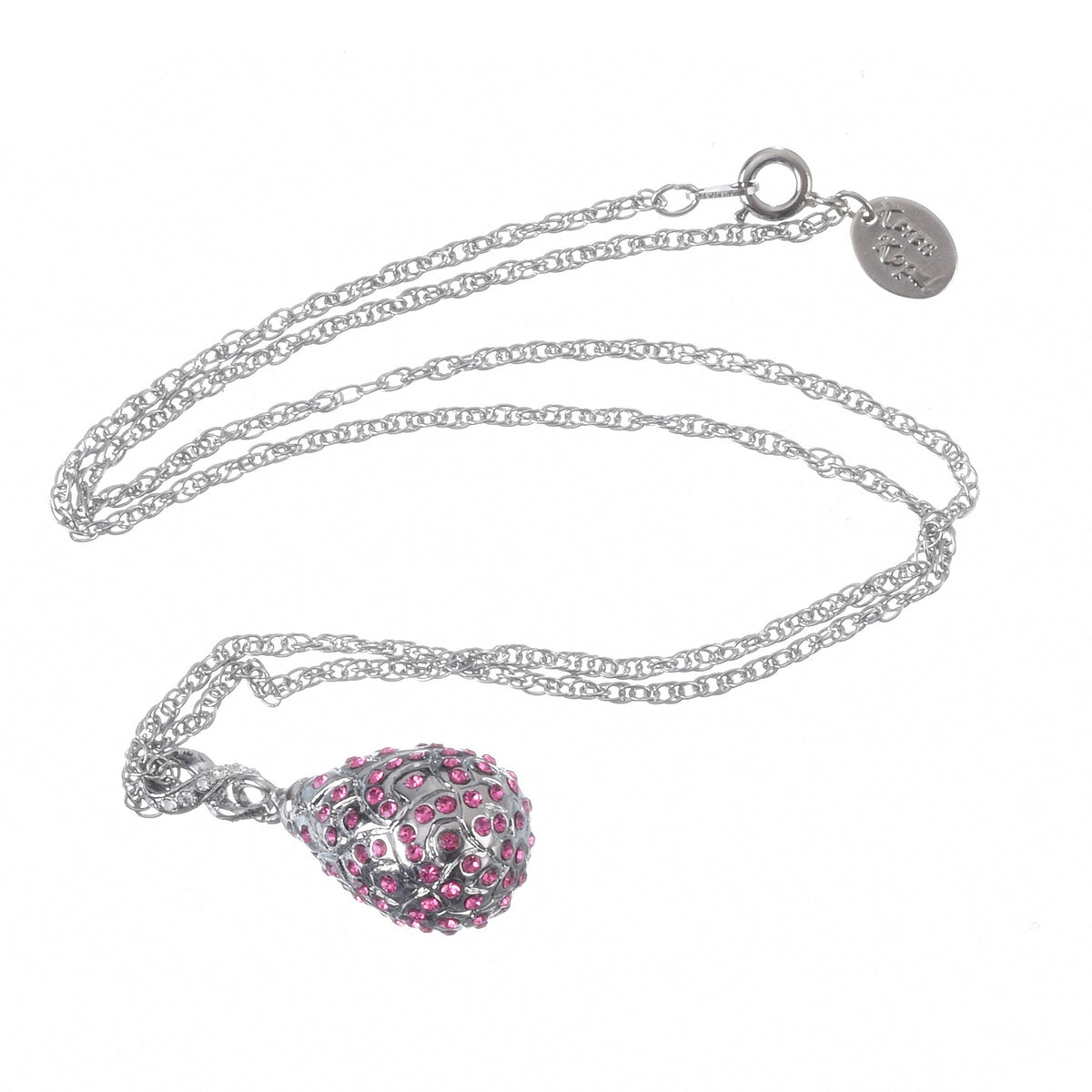 Keren Kopal Silver Egg Pendant Necklace