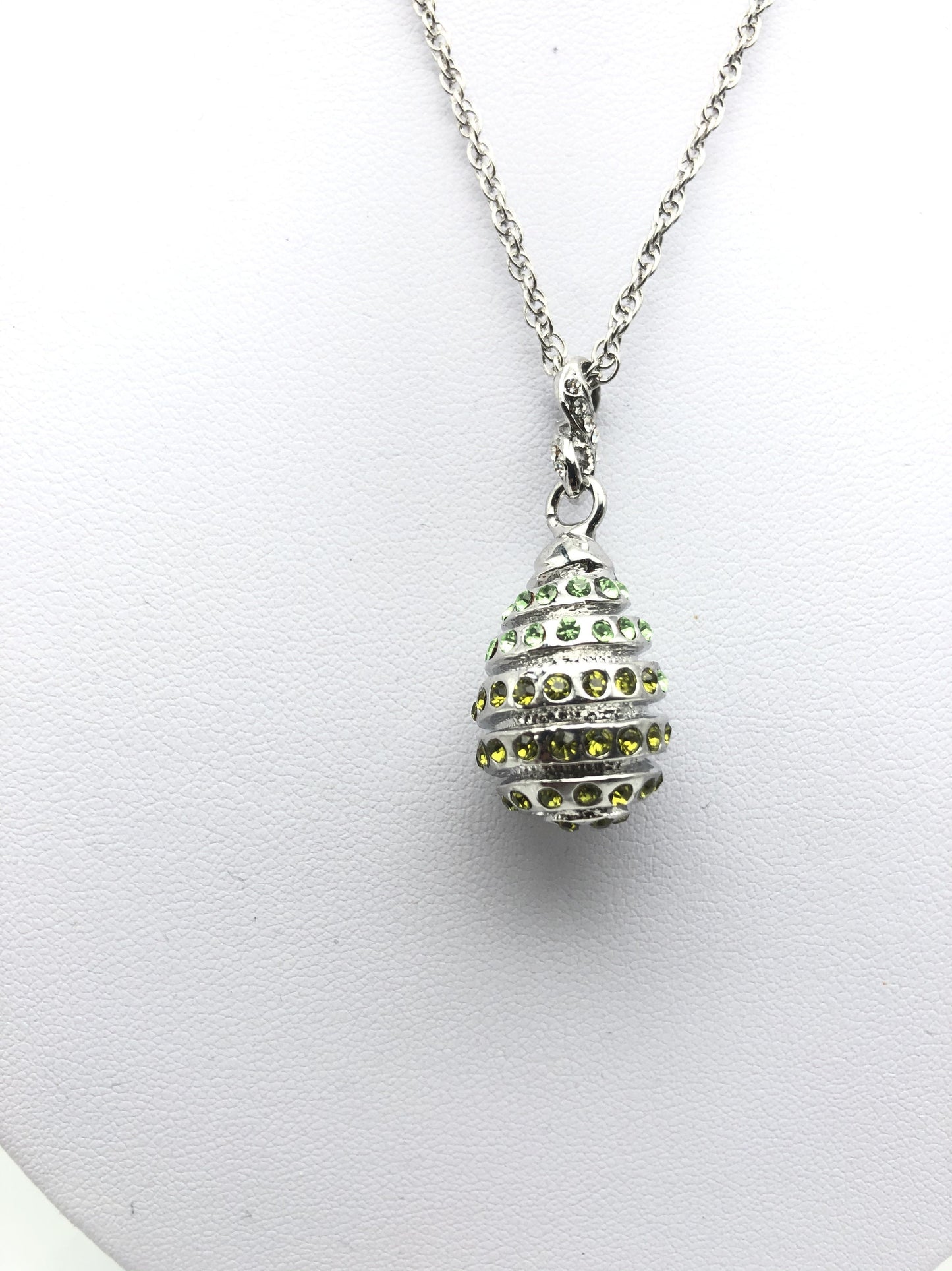 Keren Kopal Silver Egg Pendant Necklace