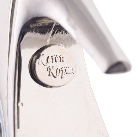 Keren Kopal Silver Evening Shoe