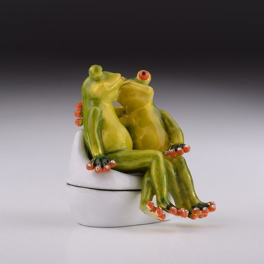 Keren Kopal Two Frogs in love Sitting Together