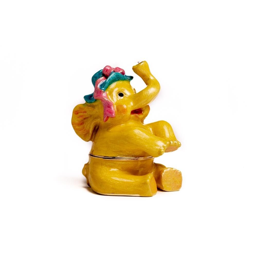 Keren Kopal Yellow Sitting Elephant