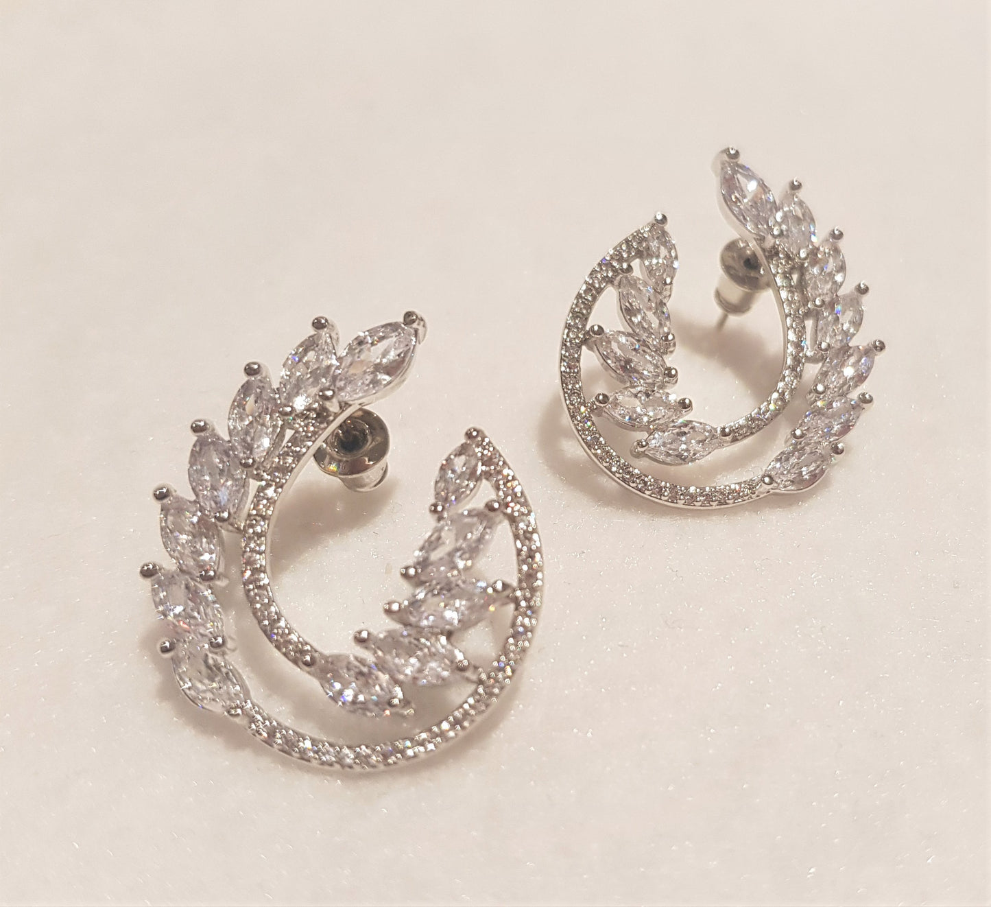 Swirl Snow Flake Earrings