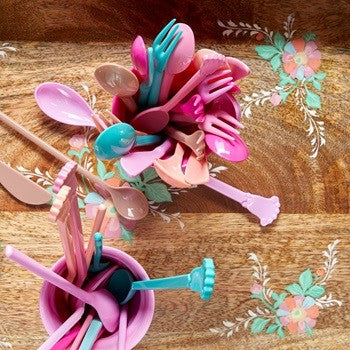 Rice DK | Set of 6 Melaminea Cake Forks