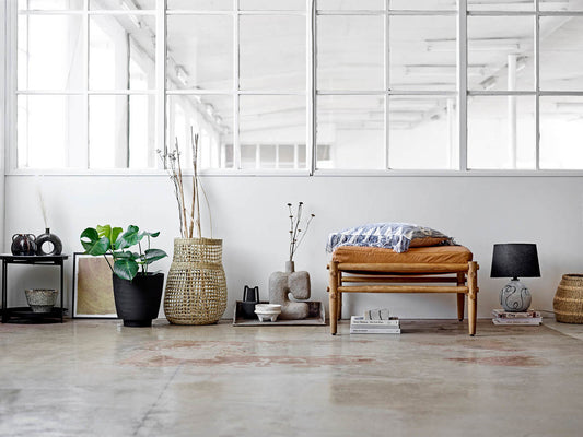 זוג אדניות מתכת שחור | BLOOMINGVILLE