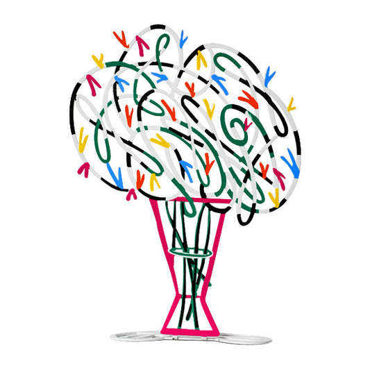 זר פרחים לבן | דוד גרשטיין