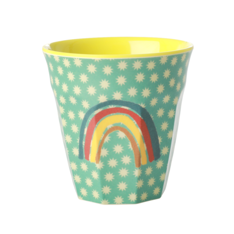 Rice DK Rainbow and Stars Print Melamine Cup