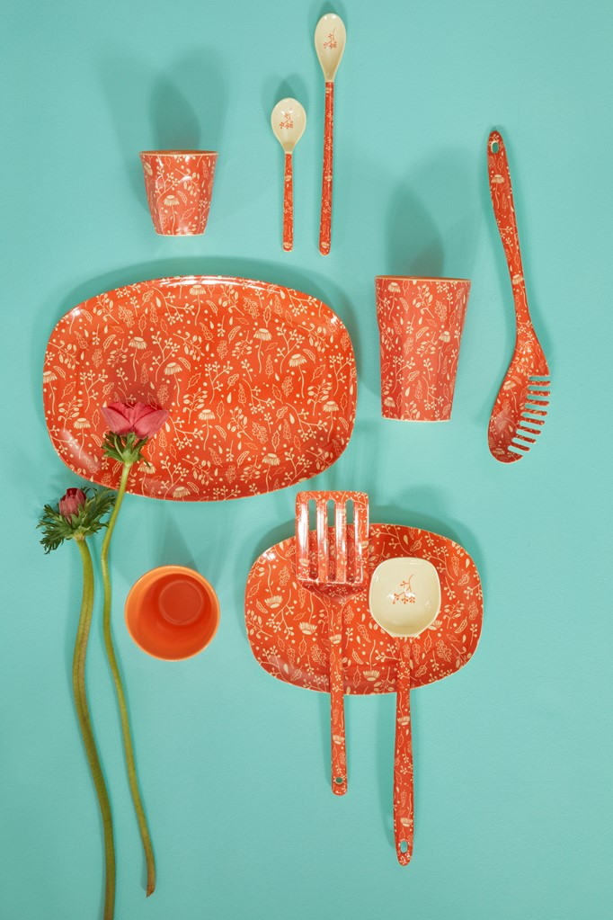 Tall MELAMINE CUP WITH Fall Print