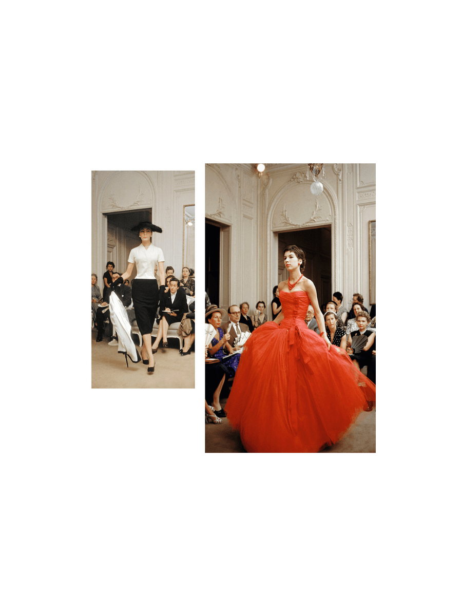 עמוד מתוך הספר Dior Catwalk - קולקציית הוט קוטור.