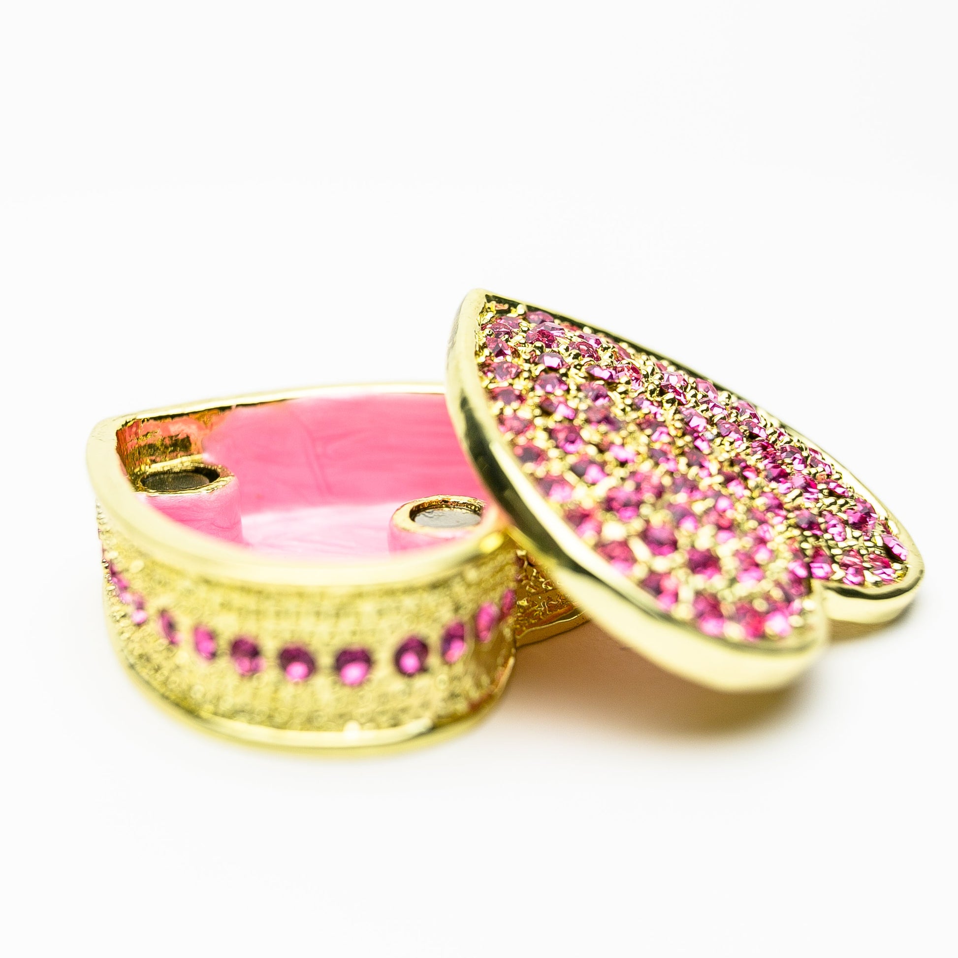 Keren Kopal Golden Pink Heart Decorative Box