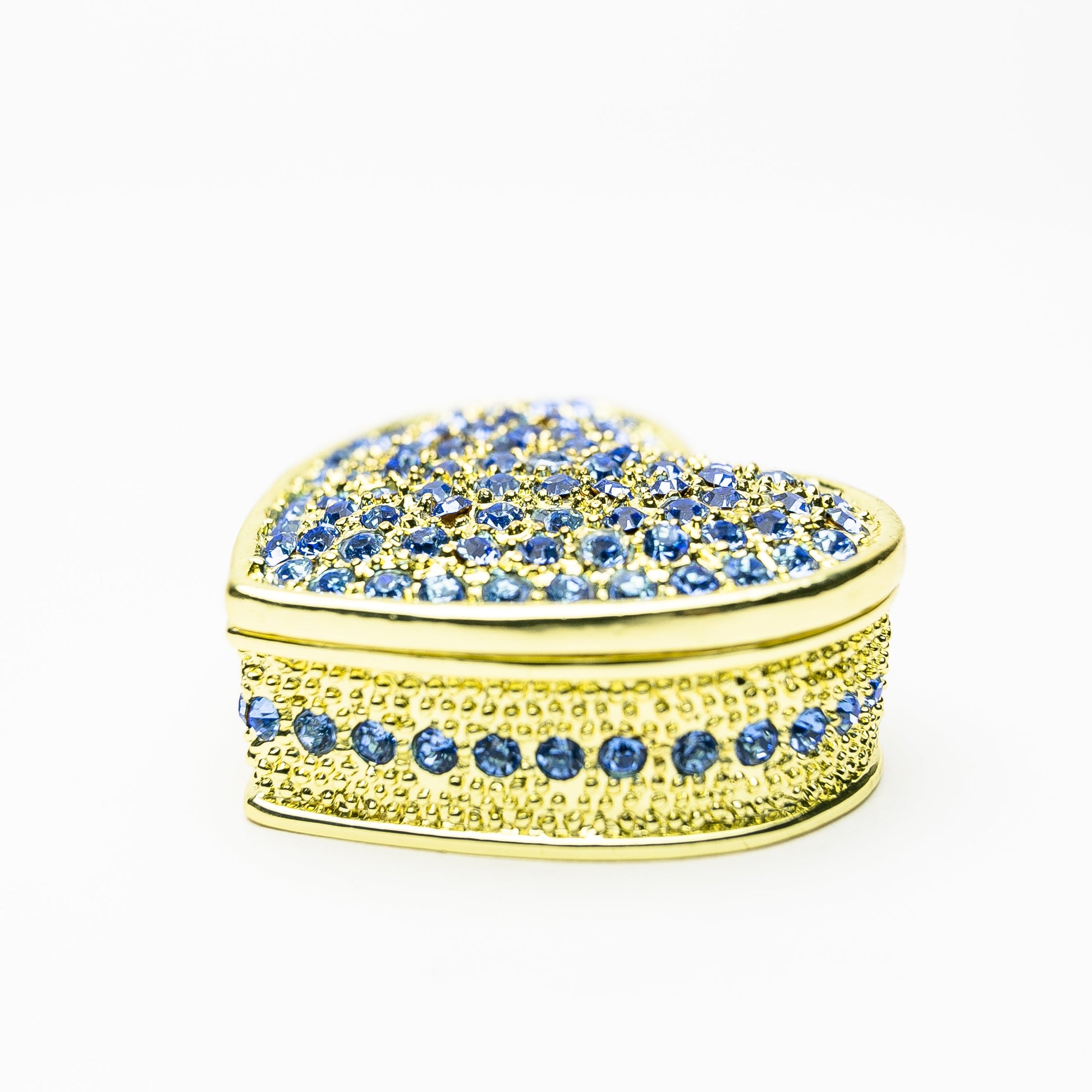 Keren Kopal Golden Blue Heart Decorative Box