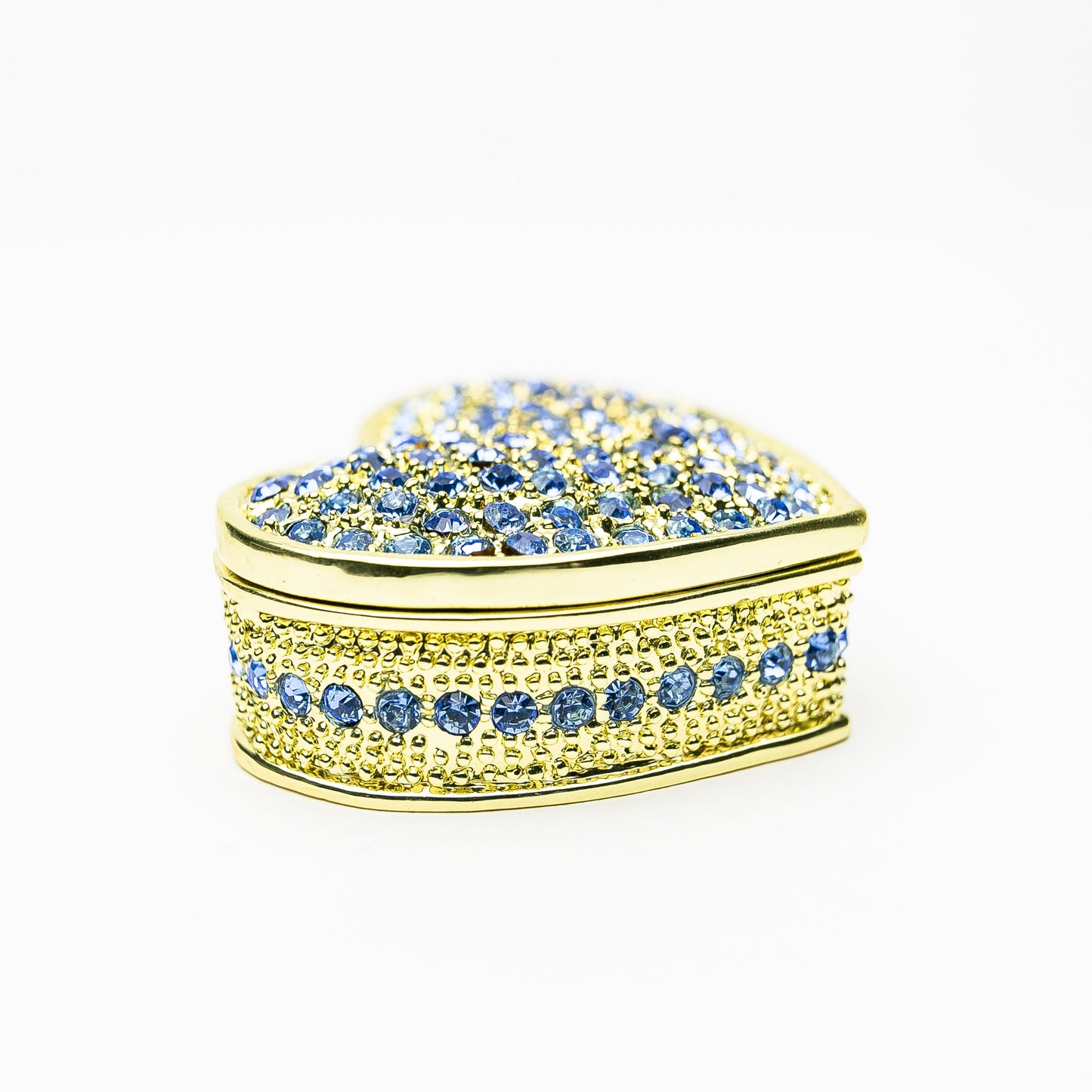 Keren Kopal Golden Blue Heart Decorative Box