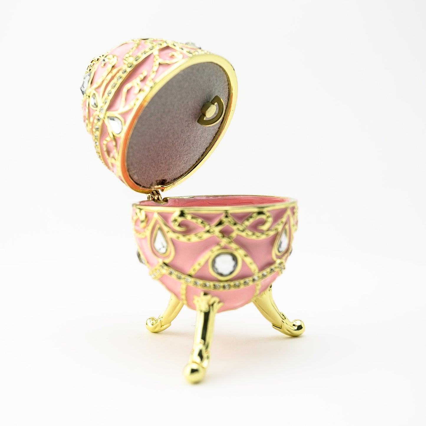 Keren Kopal Pink Music Playing Russian Egg