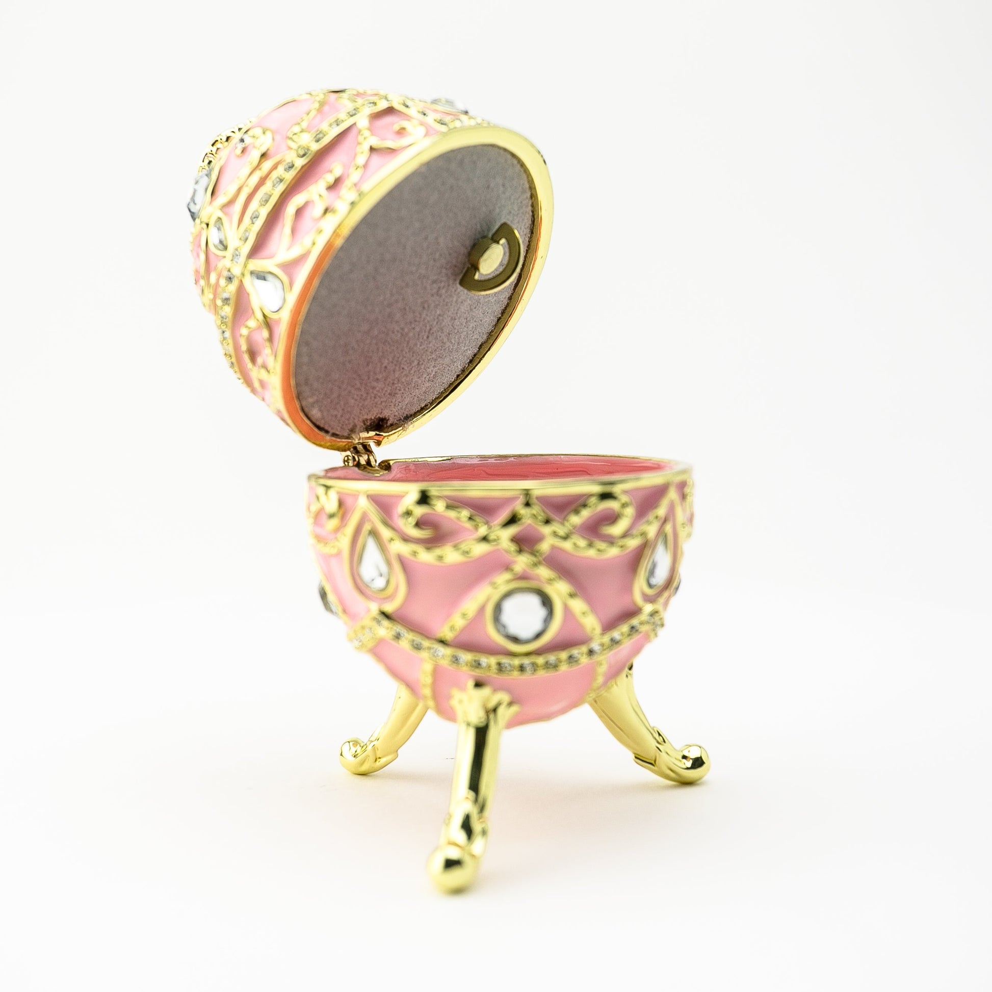 Keren Kopal Pink Music Playing Russian Egg