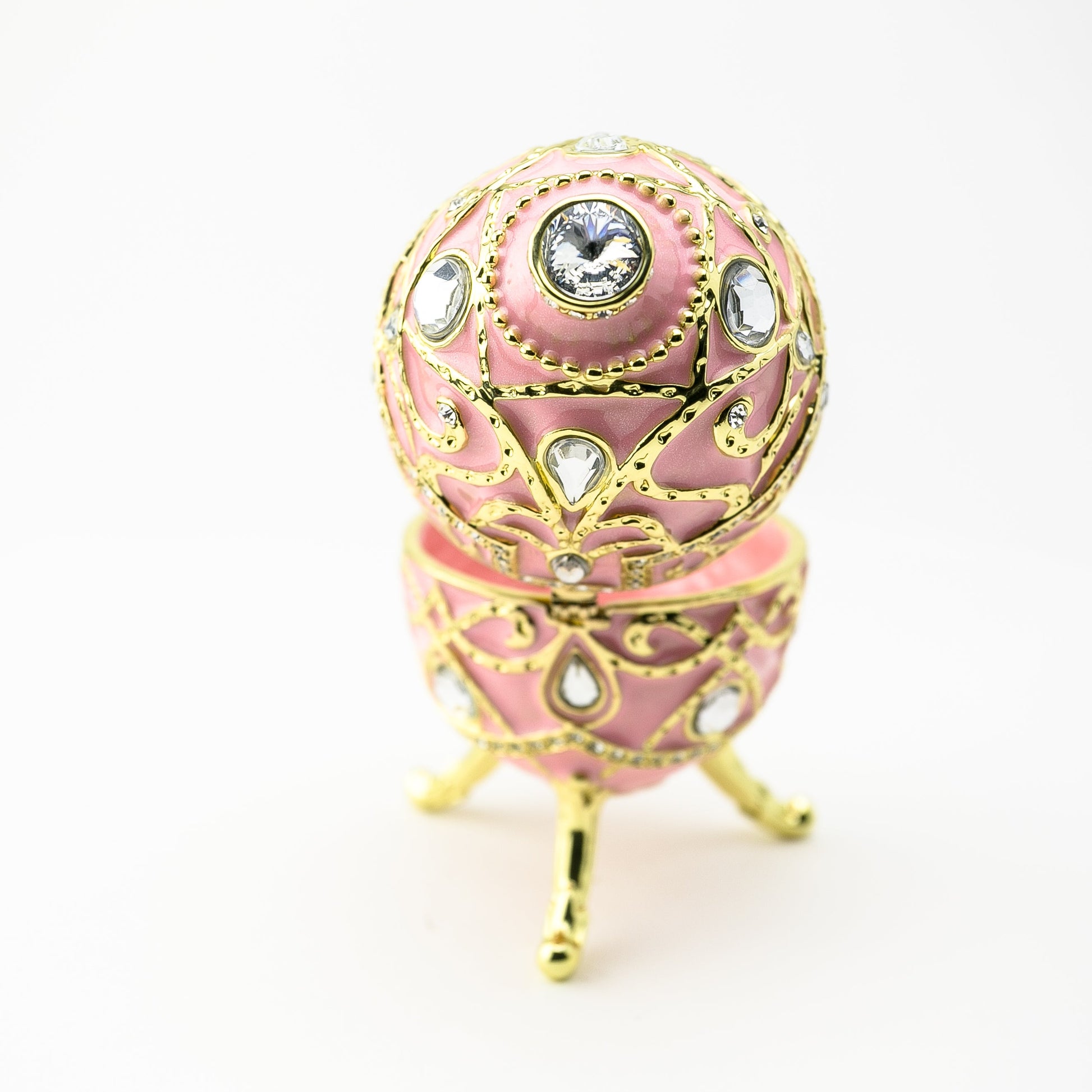 Keren Kopal Pink Music Playing Russian Egg