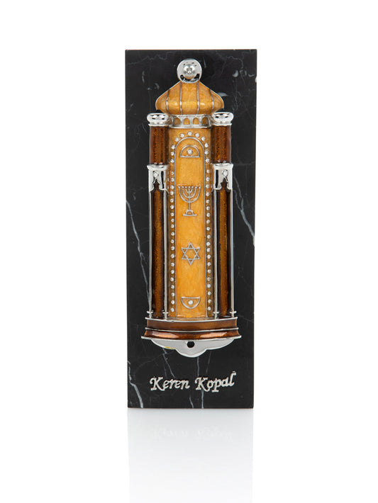 Brown Modern Holy Ark מזוזה
