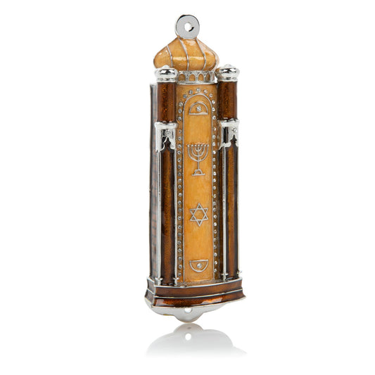 Brown Modern Holy Ark מזוזה