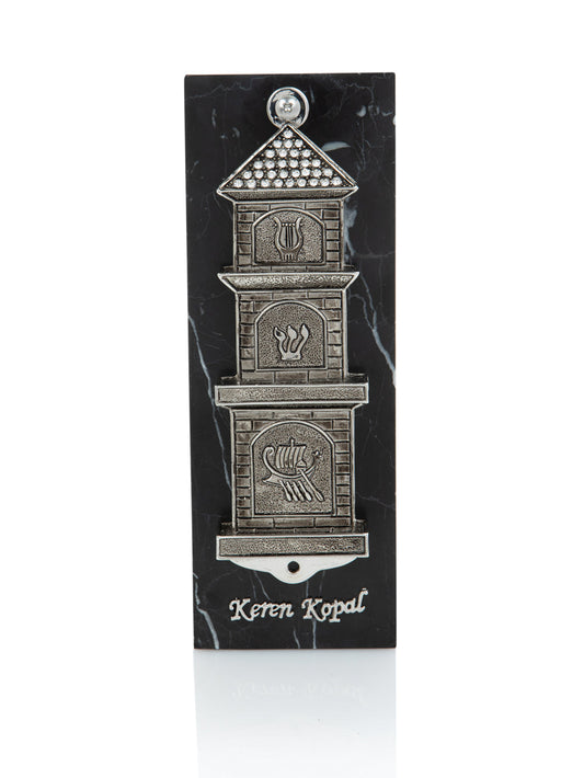 Silver Contemporary Synagogue style מזוזה