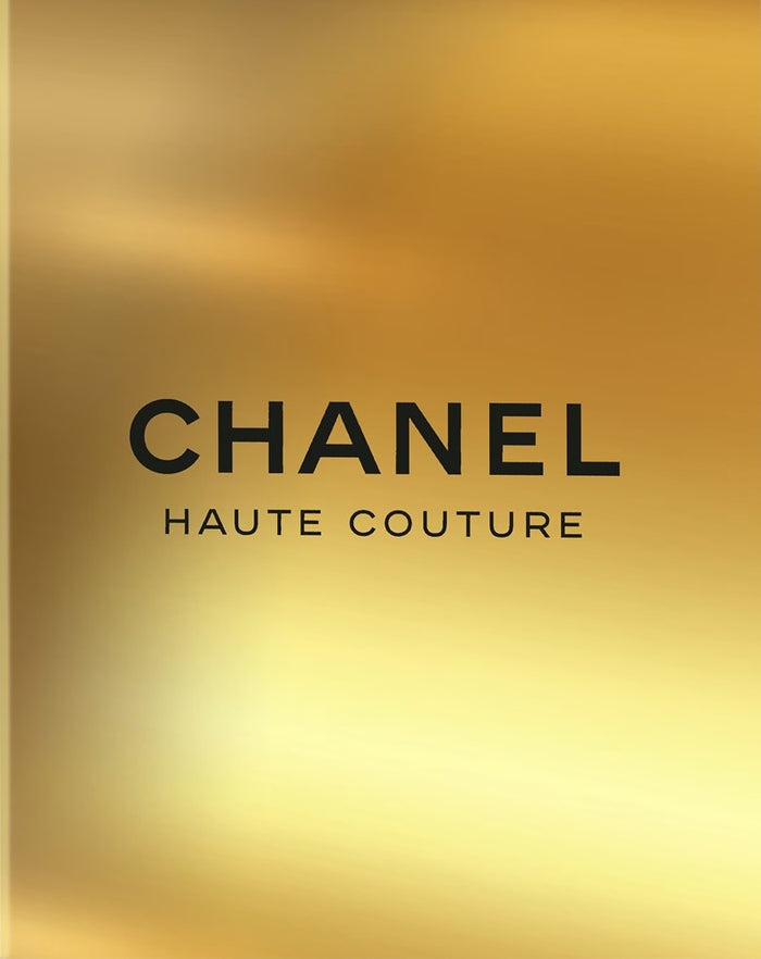 ספר אופנה Chanel Haute Couture - כריכה זהובה.