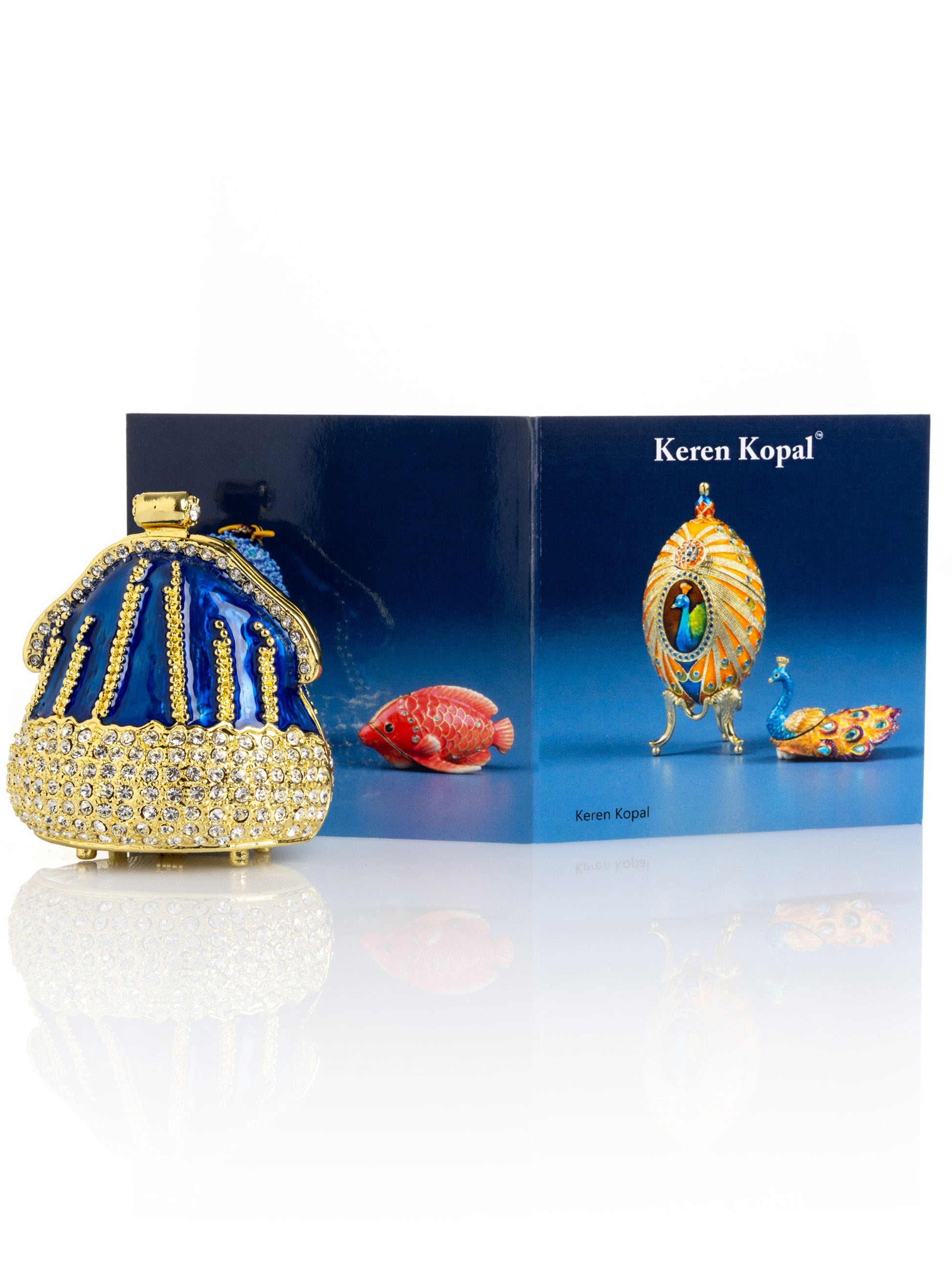 Keren Kopal Golden Blue Purse