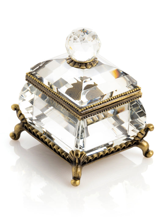 Crystal Perfume Box - Exquisite Decor