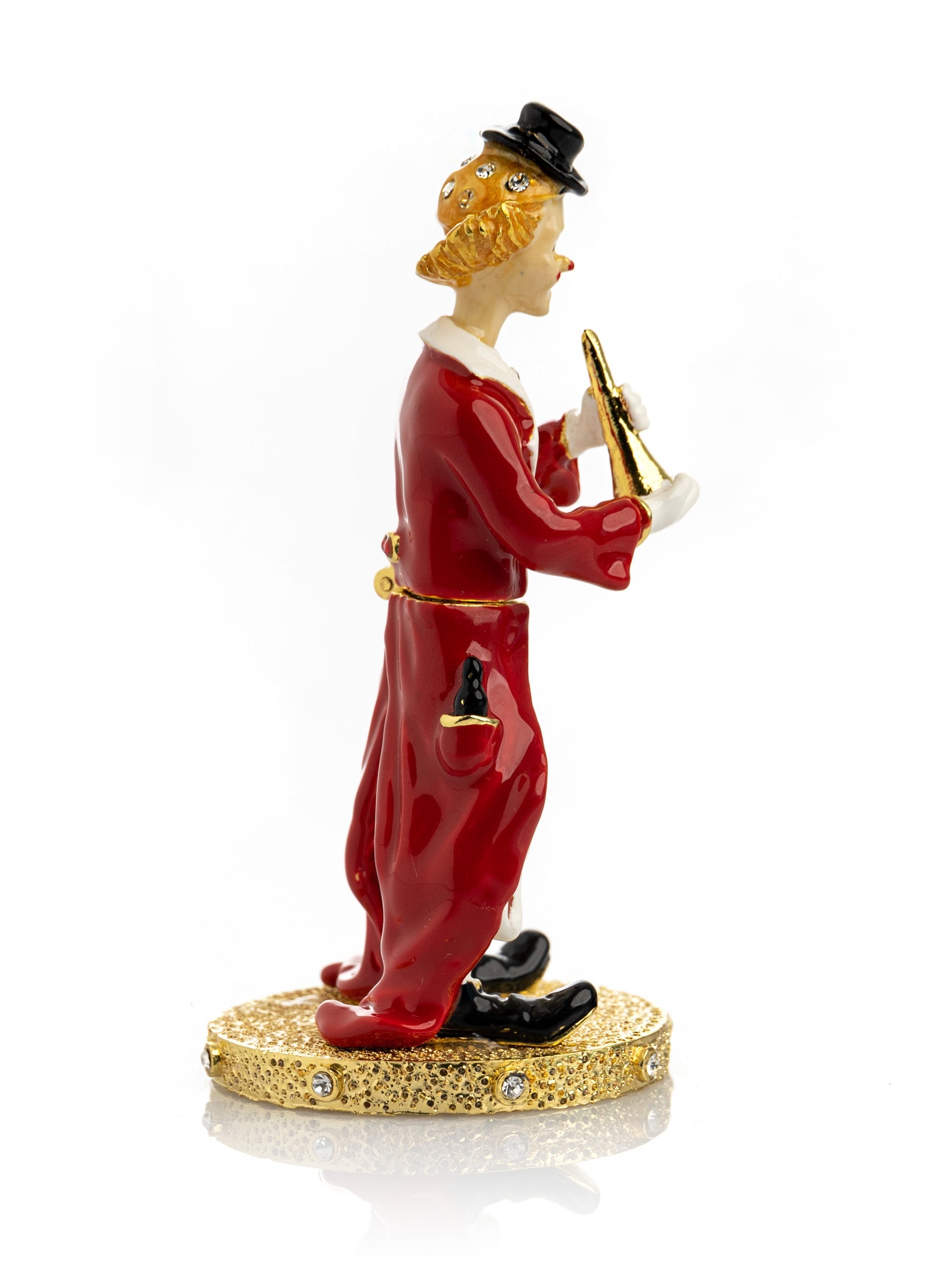 Keren Kopal Circus Clown Playing the Trumpet