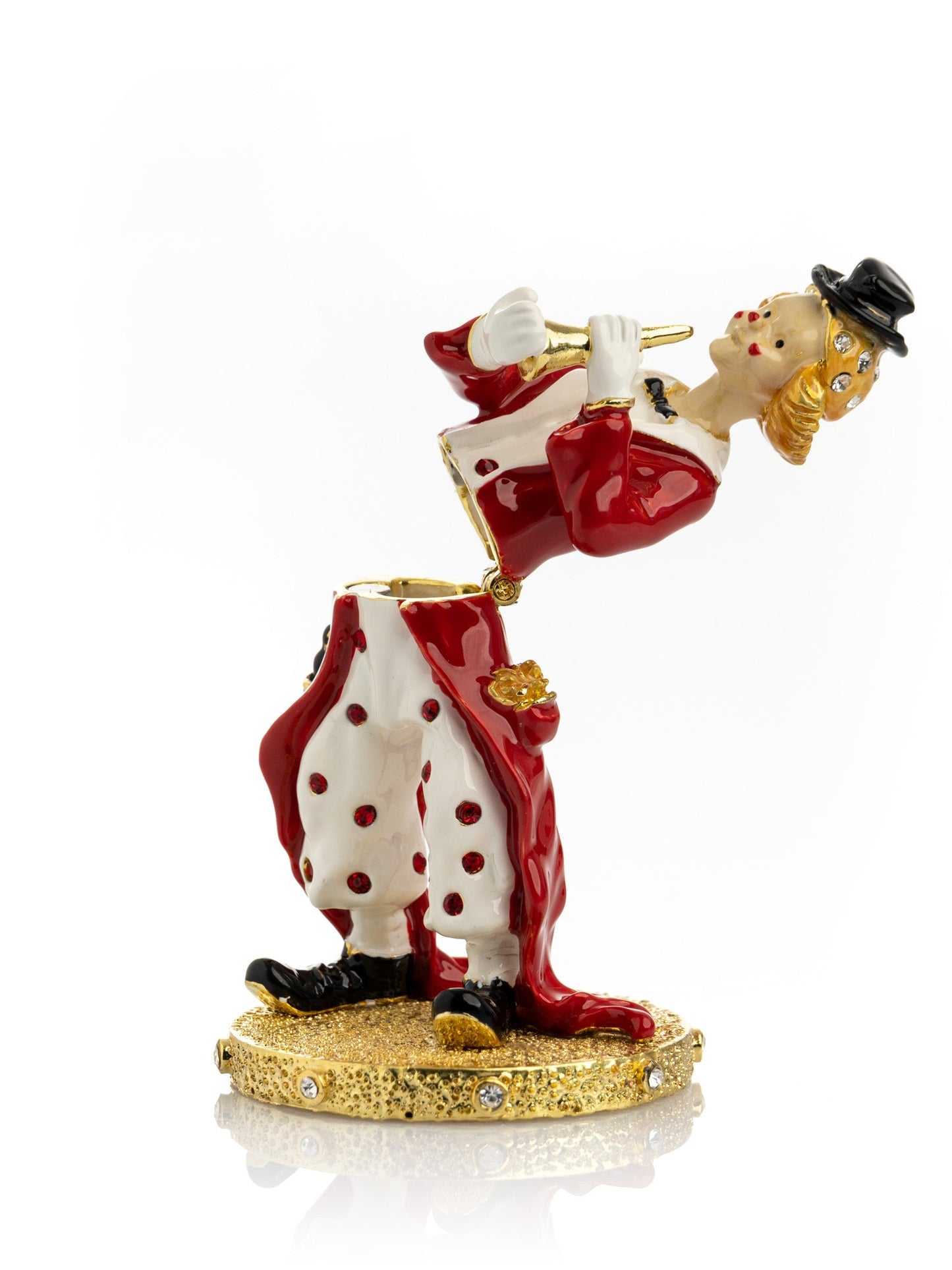 Keren Kopal Circus Clown Playing the Trumpet