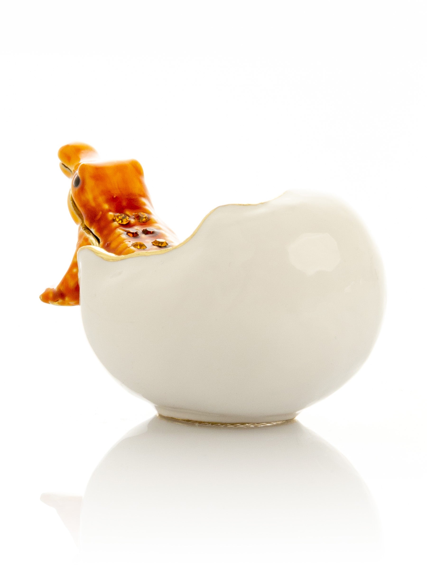 Keren Kopal Orange Crocodile hatching from egg