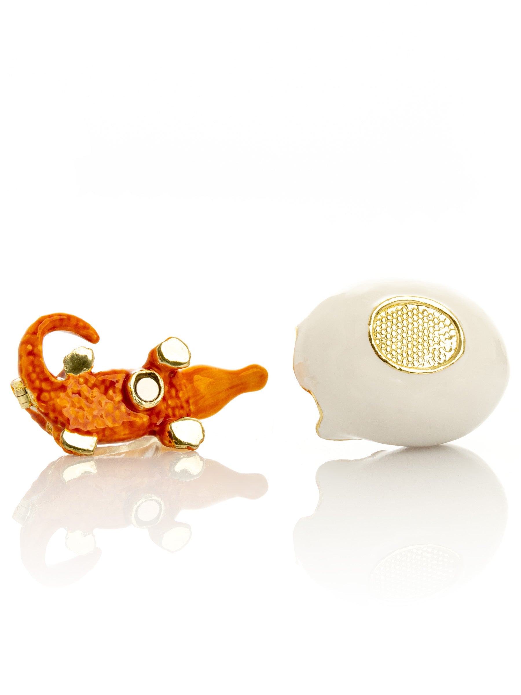 Keren Kopal Orange Crocodile hatching from egg