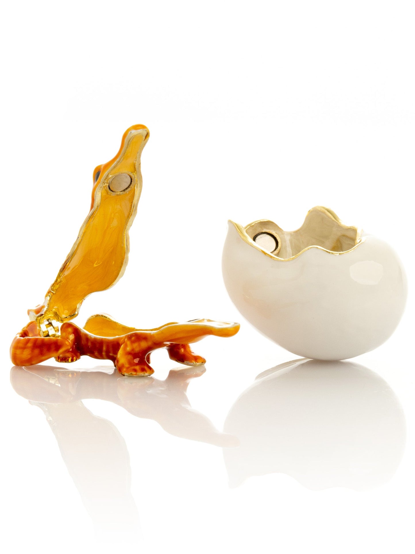 Keren Kopal Orange Crocodile hatching from egg