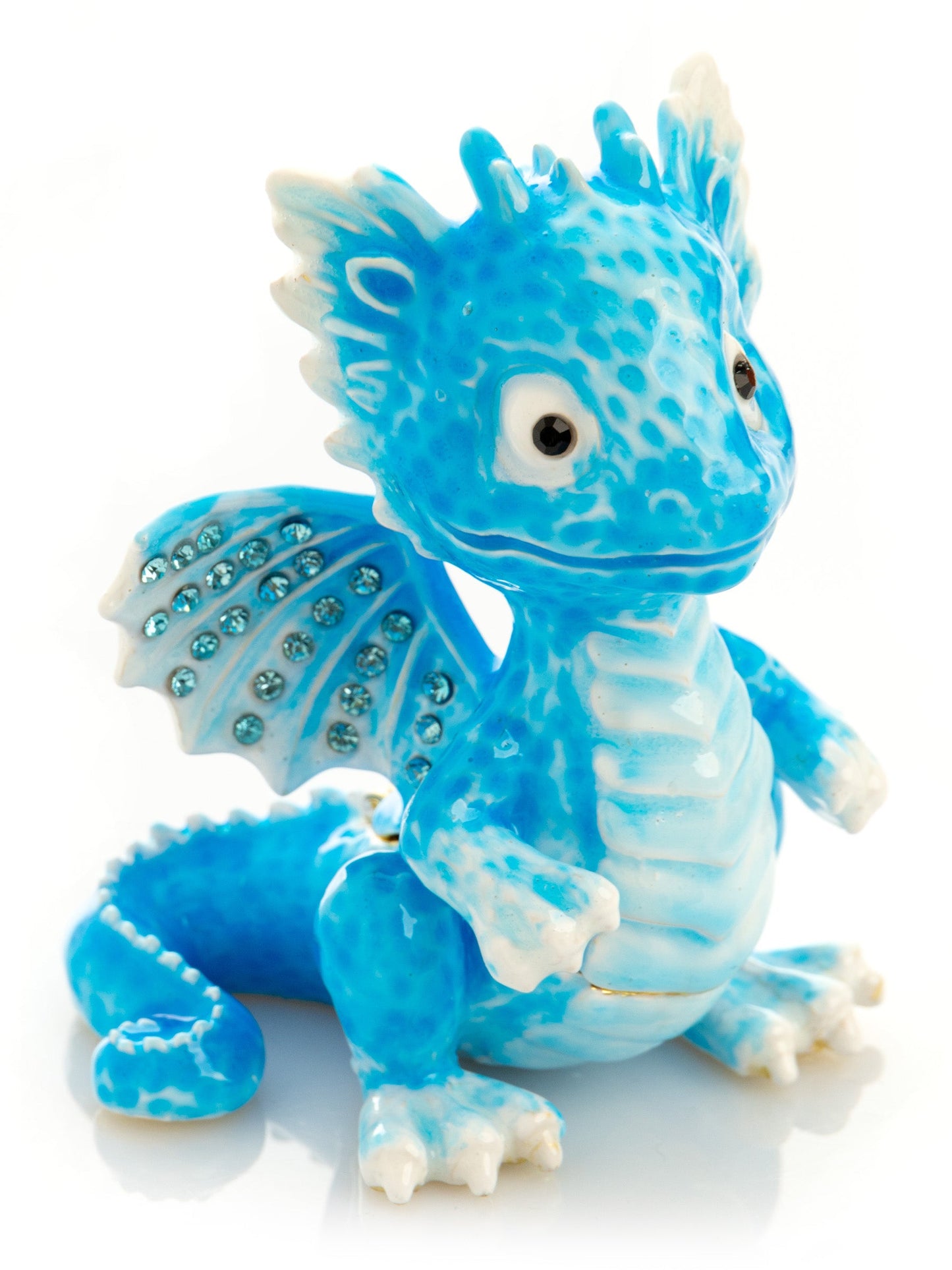 Cute Blue Chinese Dragon - Exquisite Decor