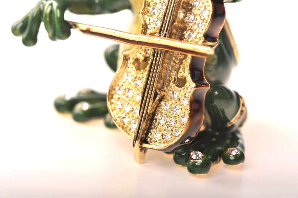 Keren Kopal Frog Playing Chello